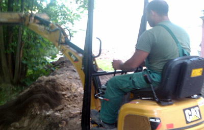 Maschinelle Aushubarbeiten