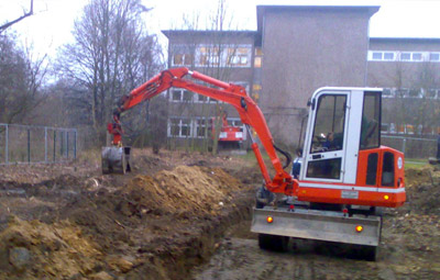 Maschinelle Aushubarbeiten