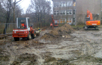 Maschinelle Aushubarbeiten